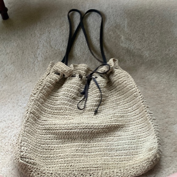 Eddie Bauer bag with leather straps - Picture 2 of 10